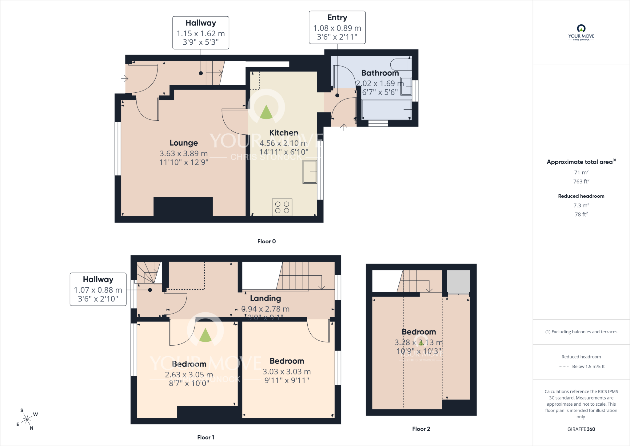 Ruskin Avenue, Pelton Fell, Chester Le Street, Durham, DH2 floorplan