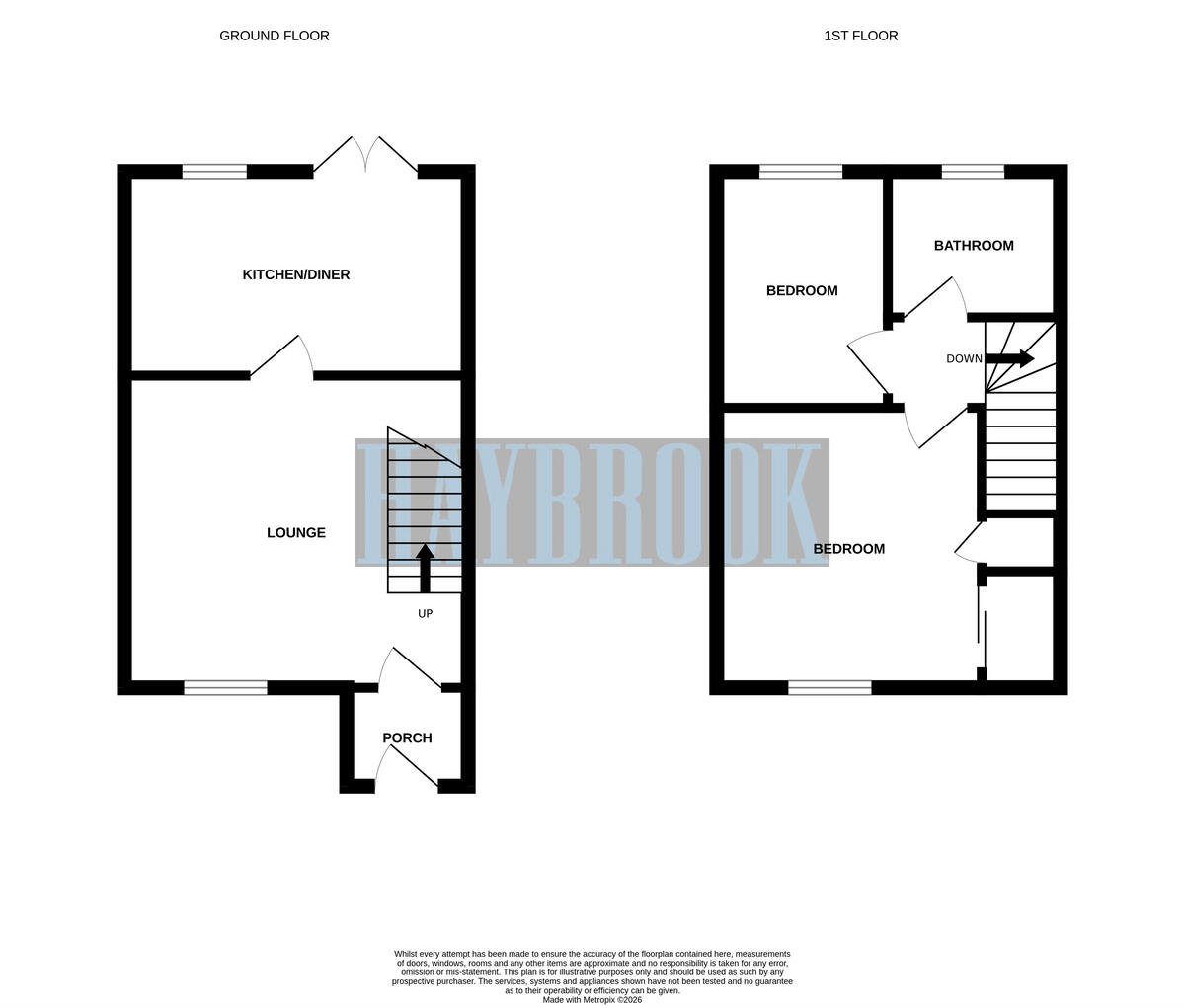 Harvest Close, Worsbrough floorplan