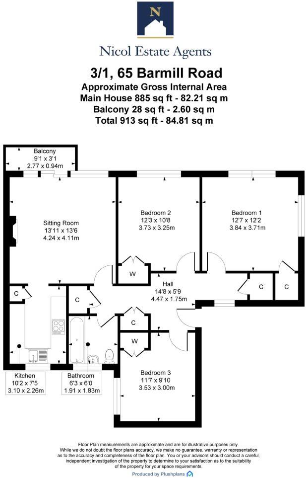 Barrmill Road, Mansewood floorplan