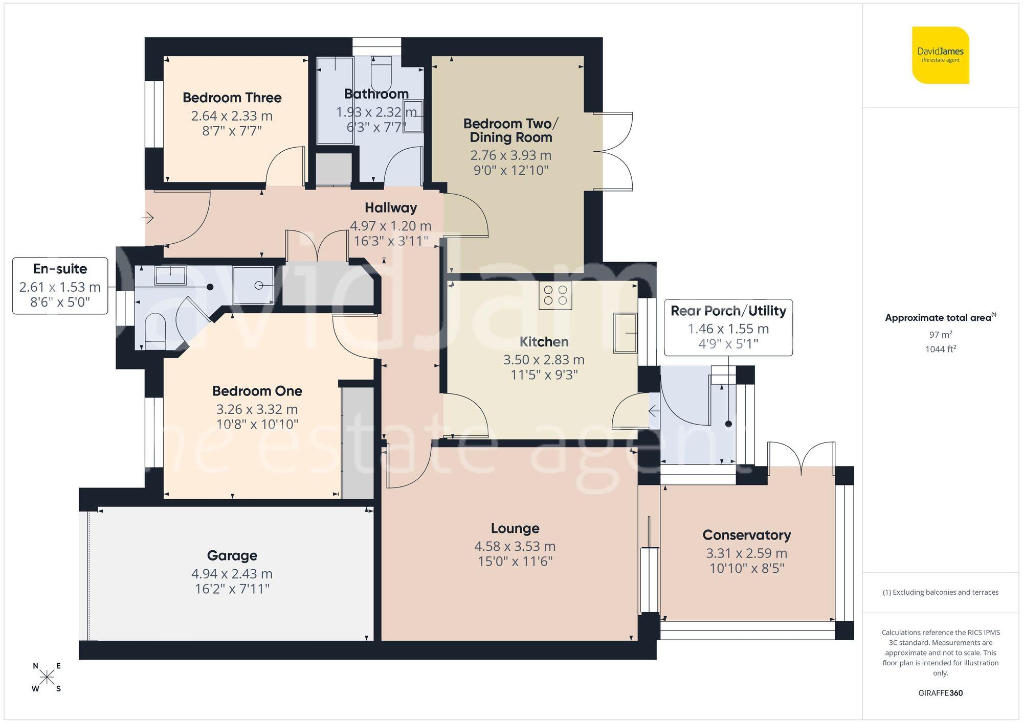Pavilion Gardens, Skegby, Nottinghamshire floorplan