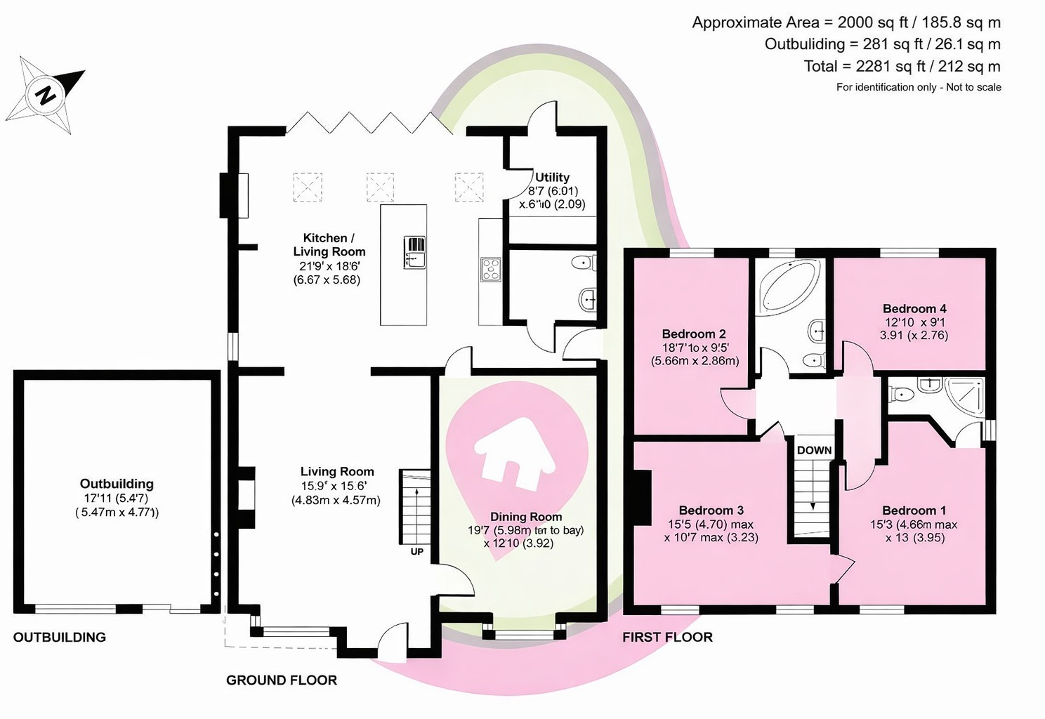 Marshfield Way, Stratton St Margaret, Swindon, SN3 4PS floorplan