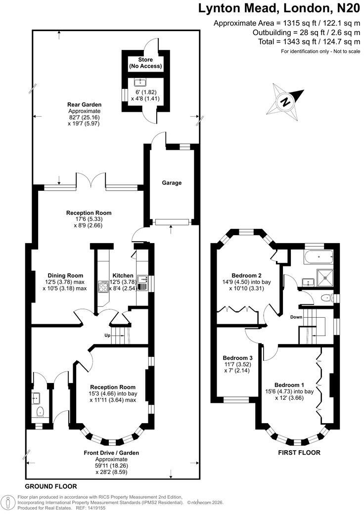 Lynton Mead, Totteridge floorplan