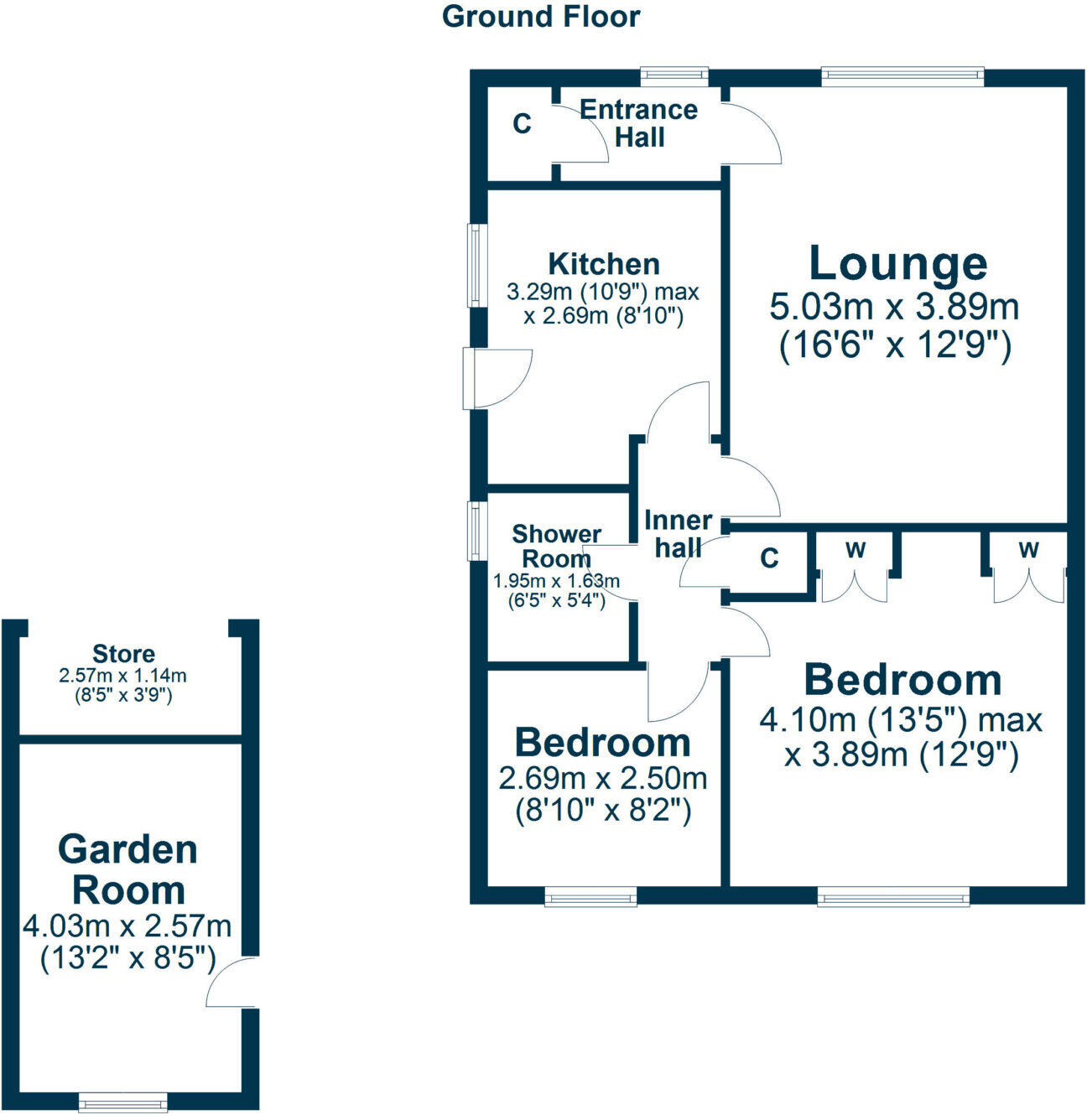 43 Abbots Way, Doonfoot, KA7 4JH floorplan