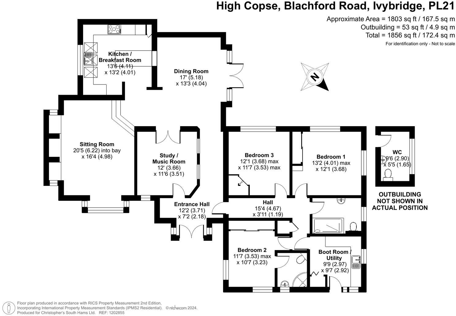 Blachford Road, Ivybridge floorplan