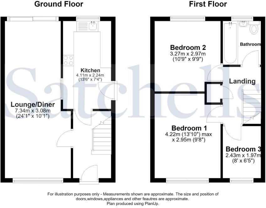 Ullswater Close, Biggleswade, SG18 floorplan