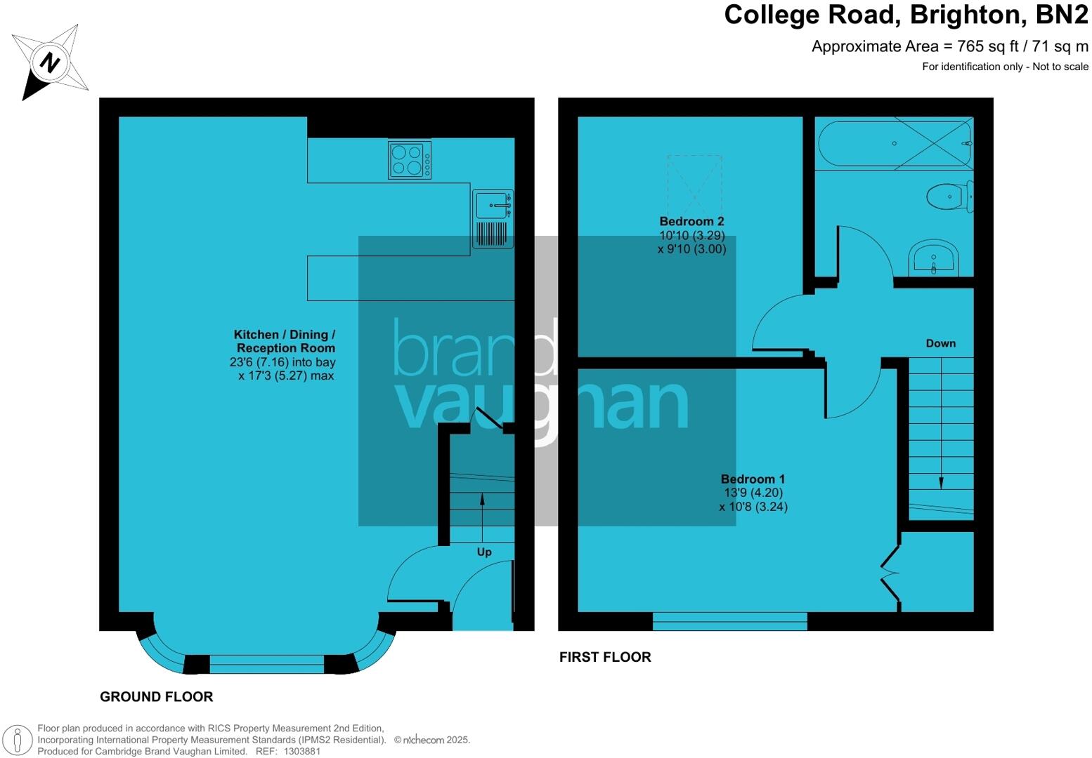 College Road, Brighton, East Sussex, BN2 floorplan