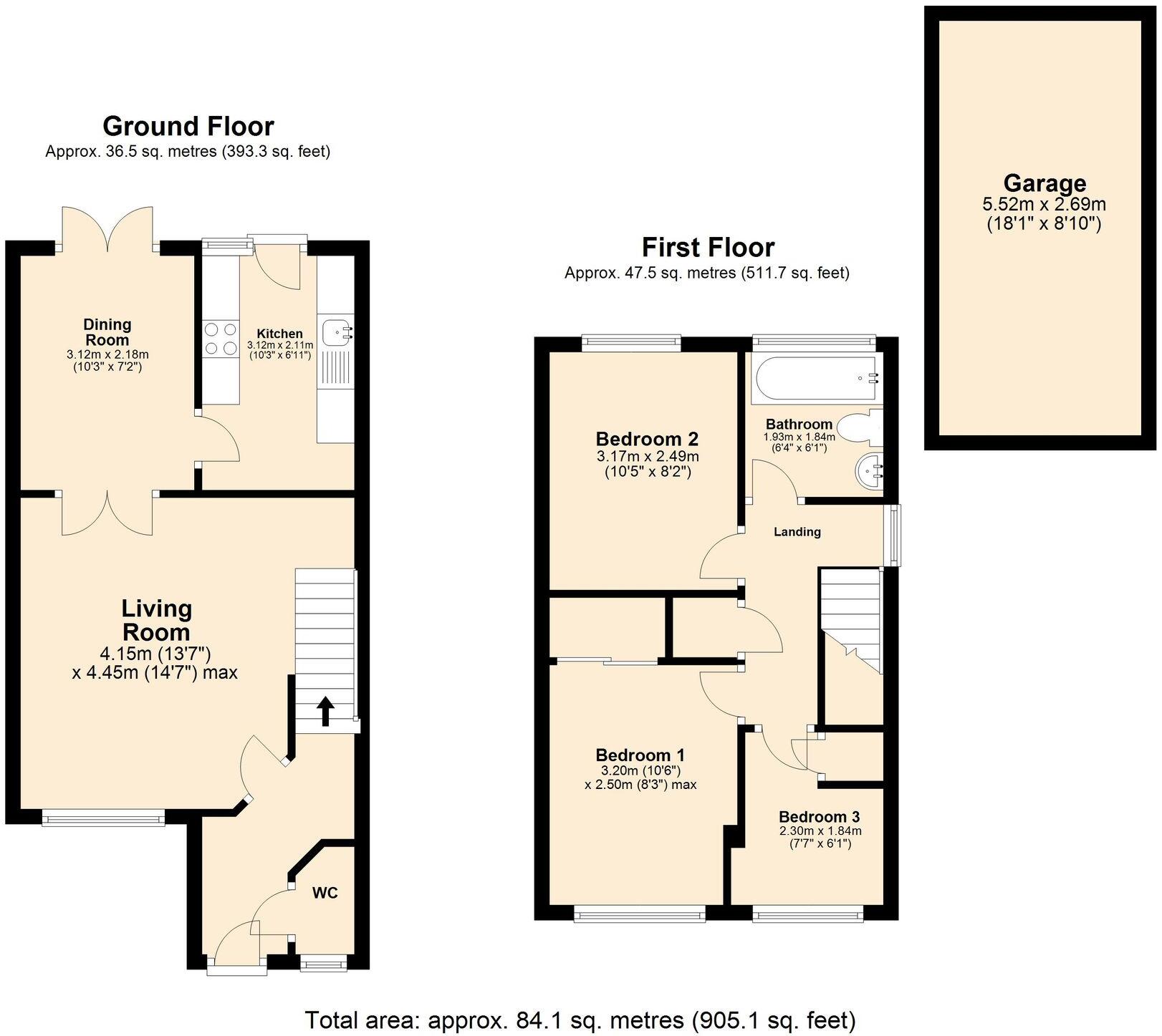 Dartington Way, Nuneaton, CV11 floorplan