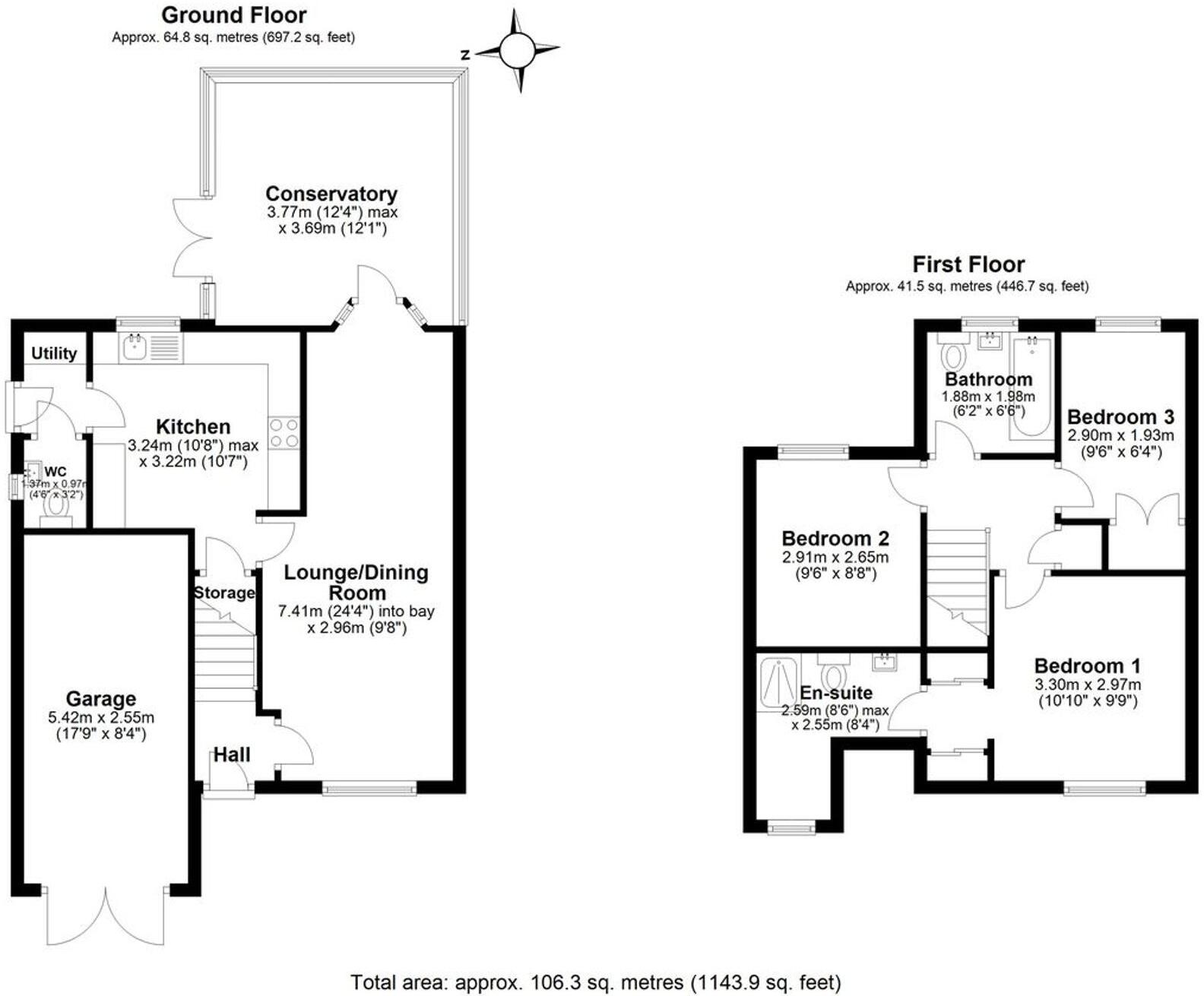 Elmsett Close, Great Sankey, WA5 floorplan