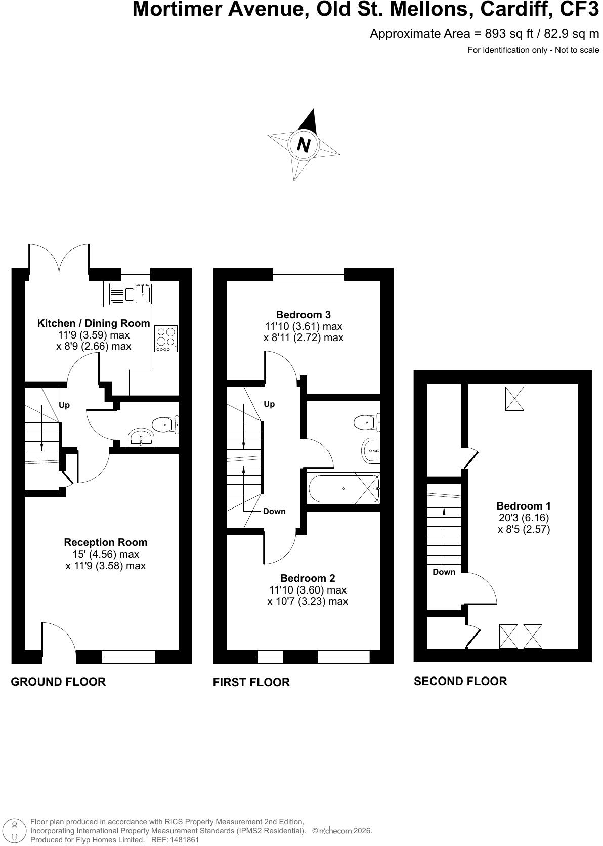 Mortimer Avenue, Old St. Mellons, Cardiff floorplan