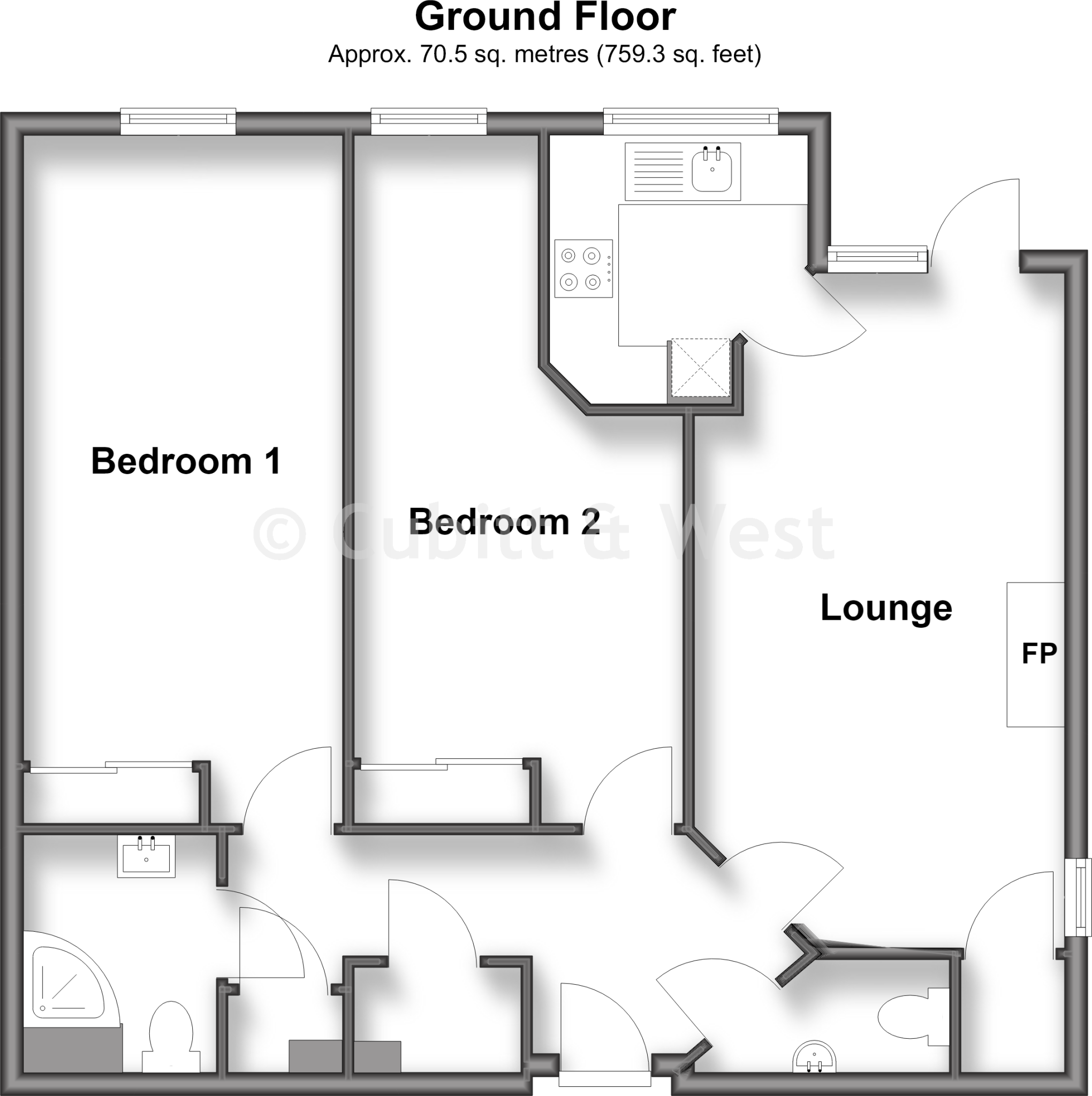 Greenacres Lodge, Warlingham, Surrey floorplan