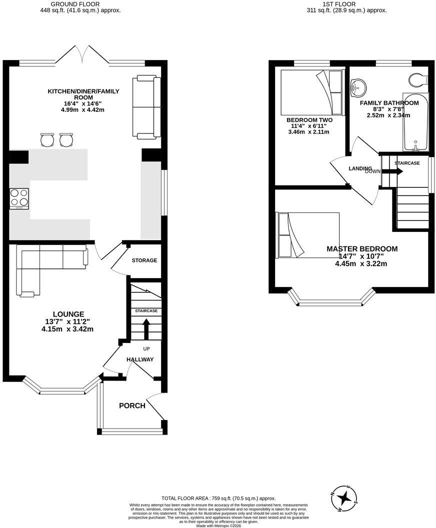 Edgehill Crescent, Leyland floorplan