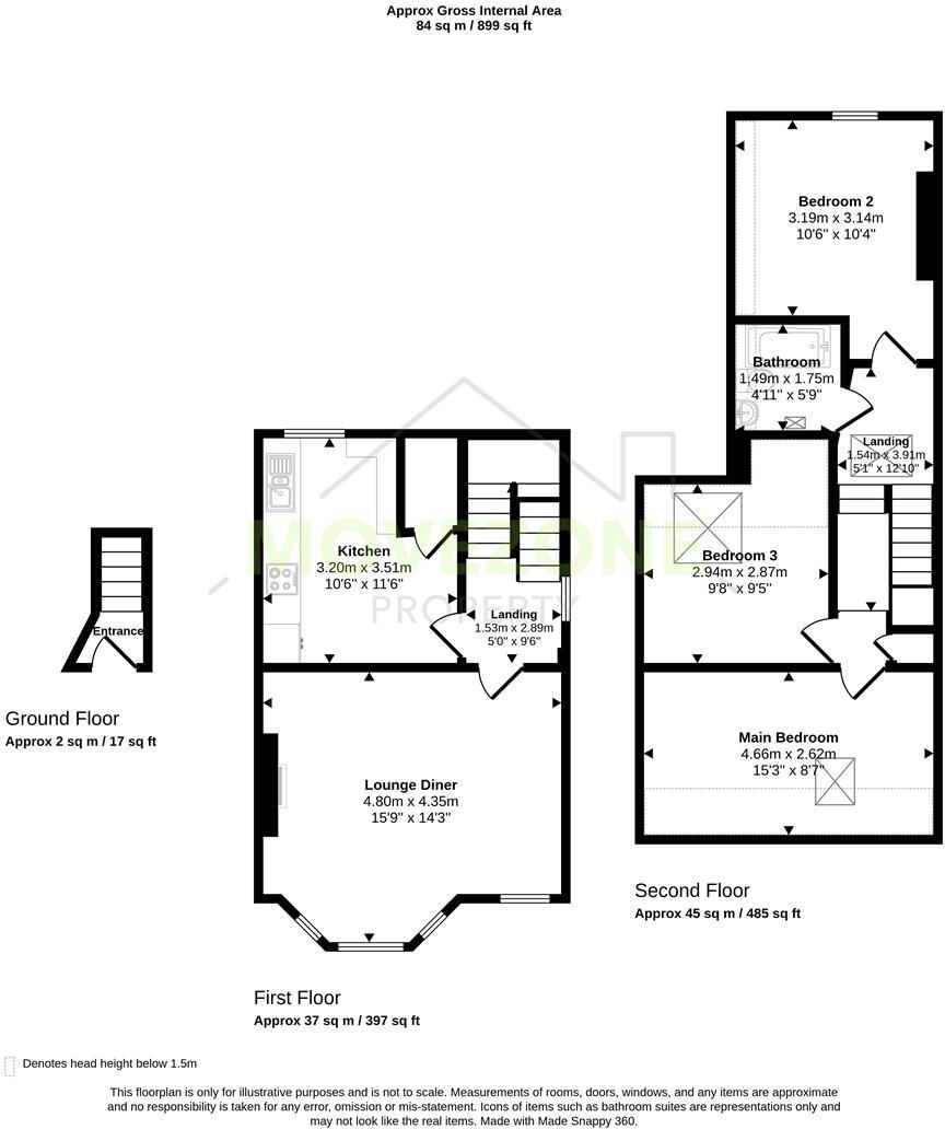 Ballater Road, London, SW2 floorplan