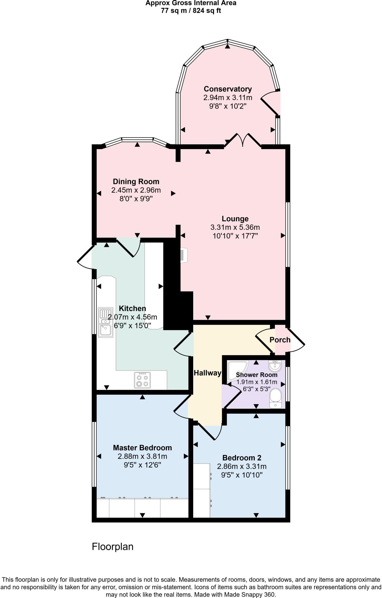 Gribbin Way, Par, PL24 floorplan