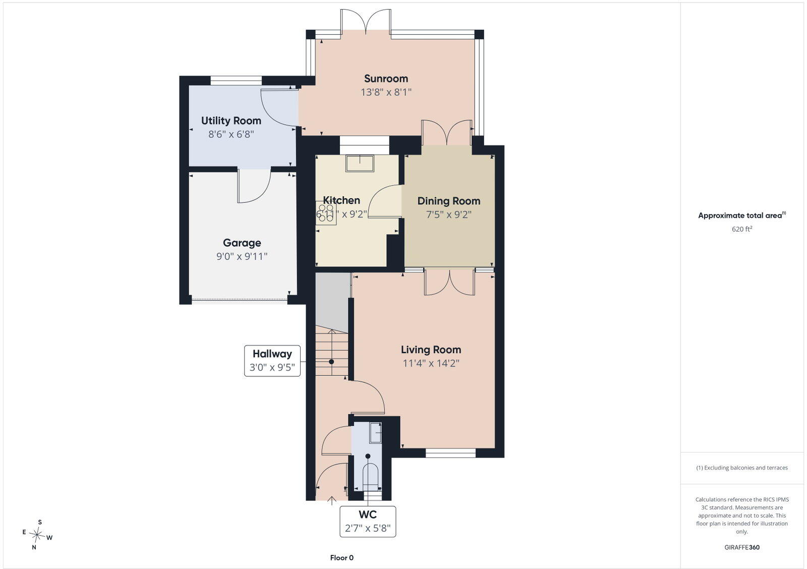Corner Meadow, Harlow, Essex, CM18 7JN floorplan
