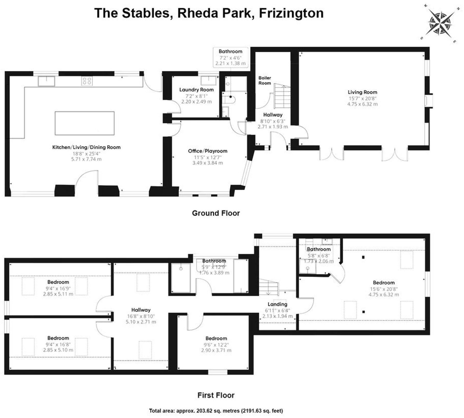 The Stables, Rheda Park, Frizington, Cumbria floorplan