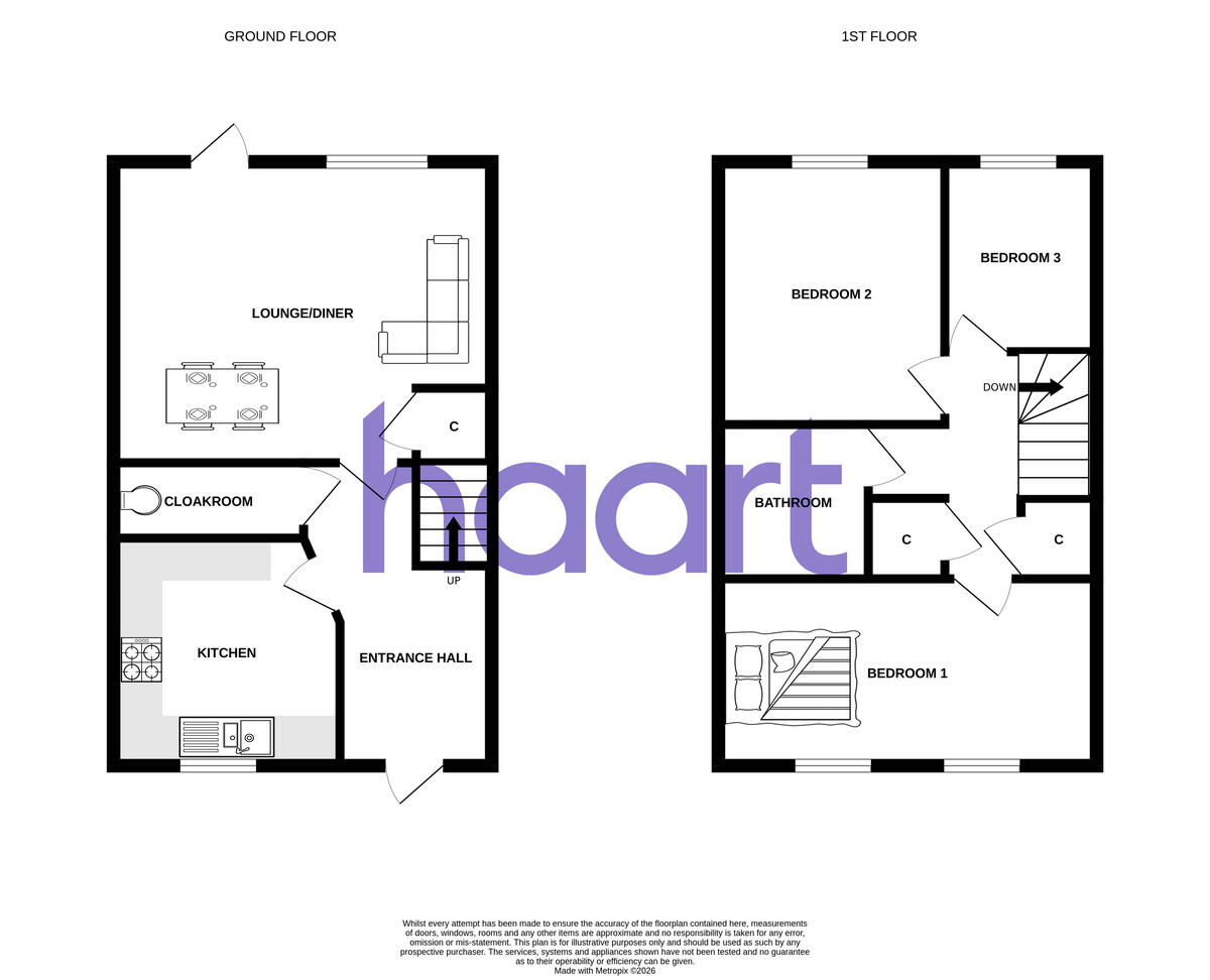 Stour Close, Dunmow floorplan
