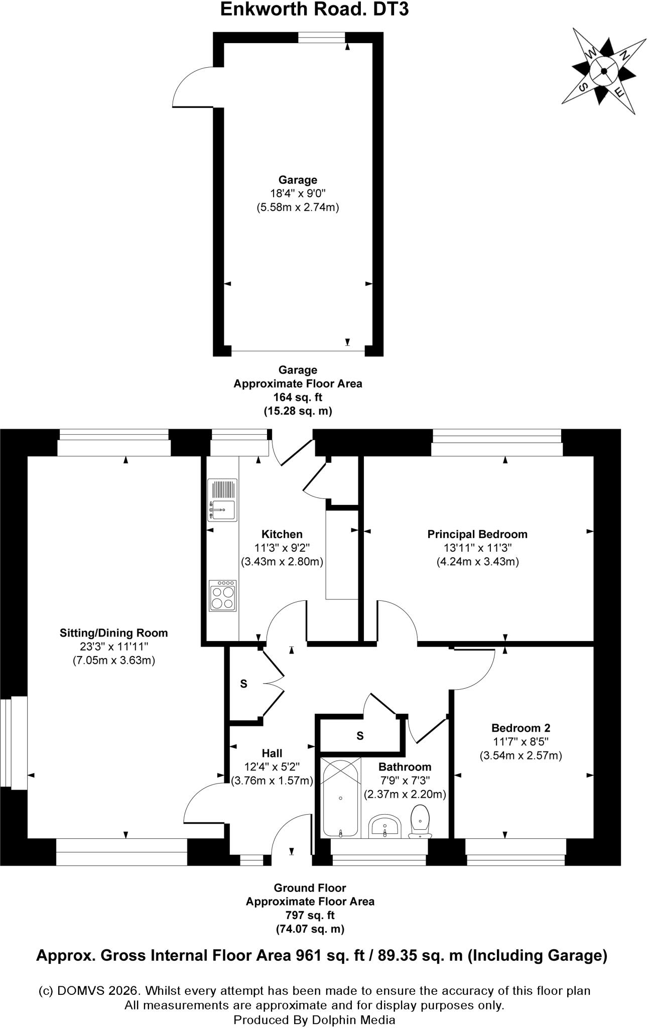 Preston, Weymouth, Dorset floorplan