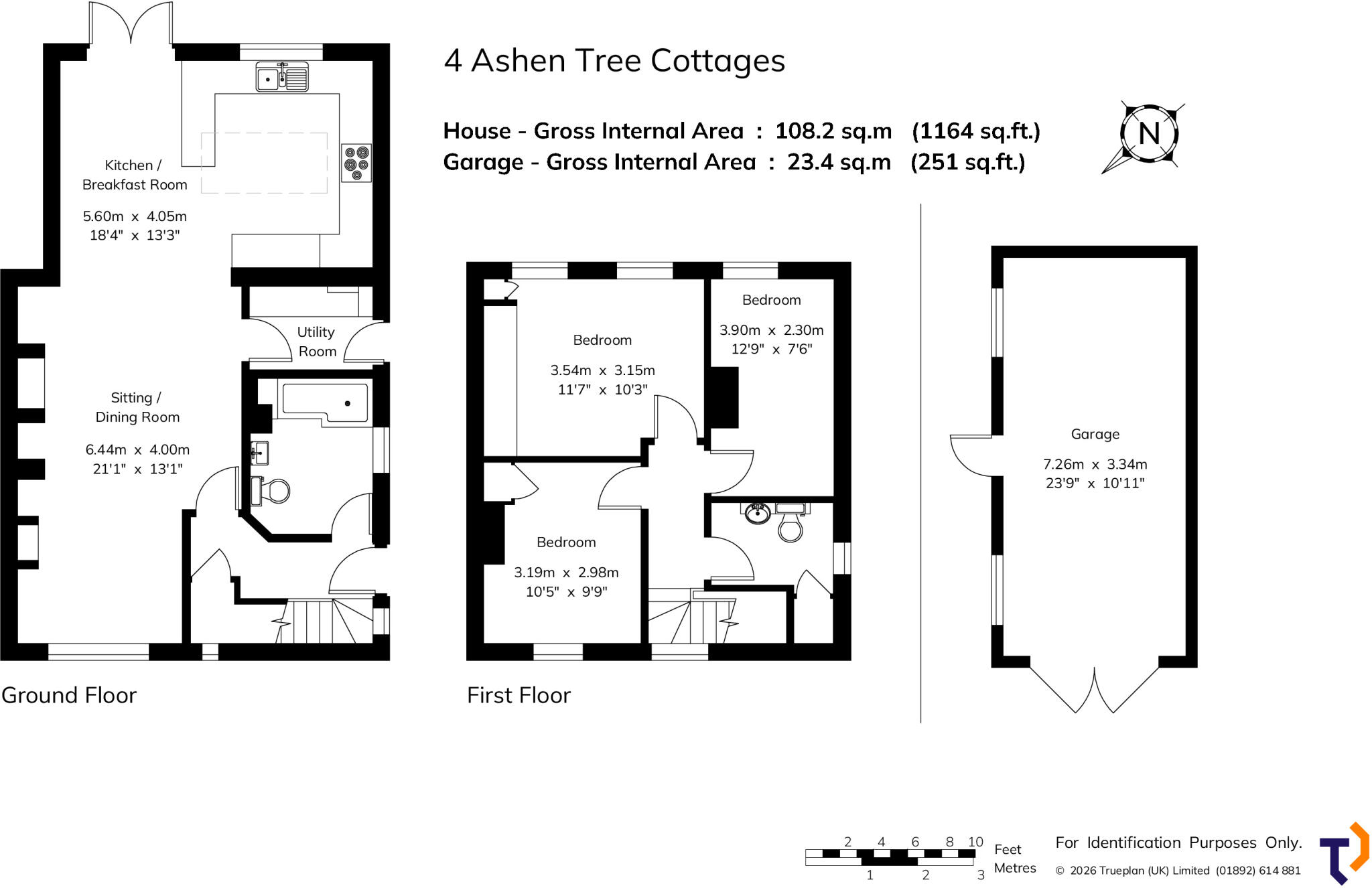 4, Ashen Tree Cottages, Preston Hill, Wingham, CT3 floorplan