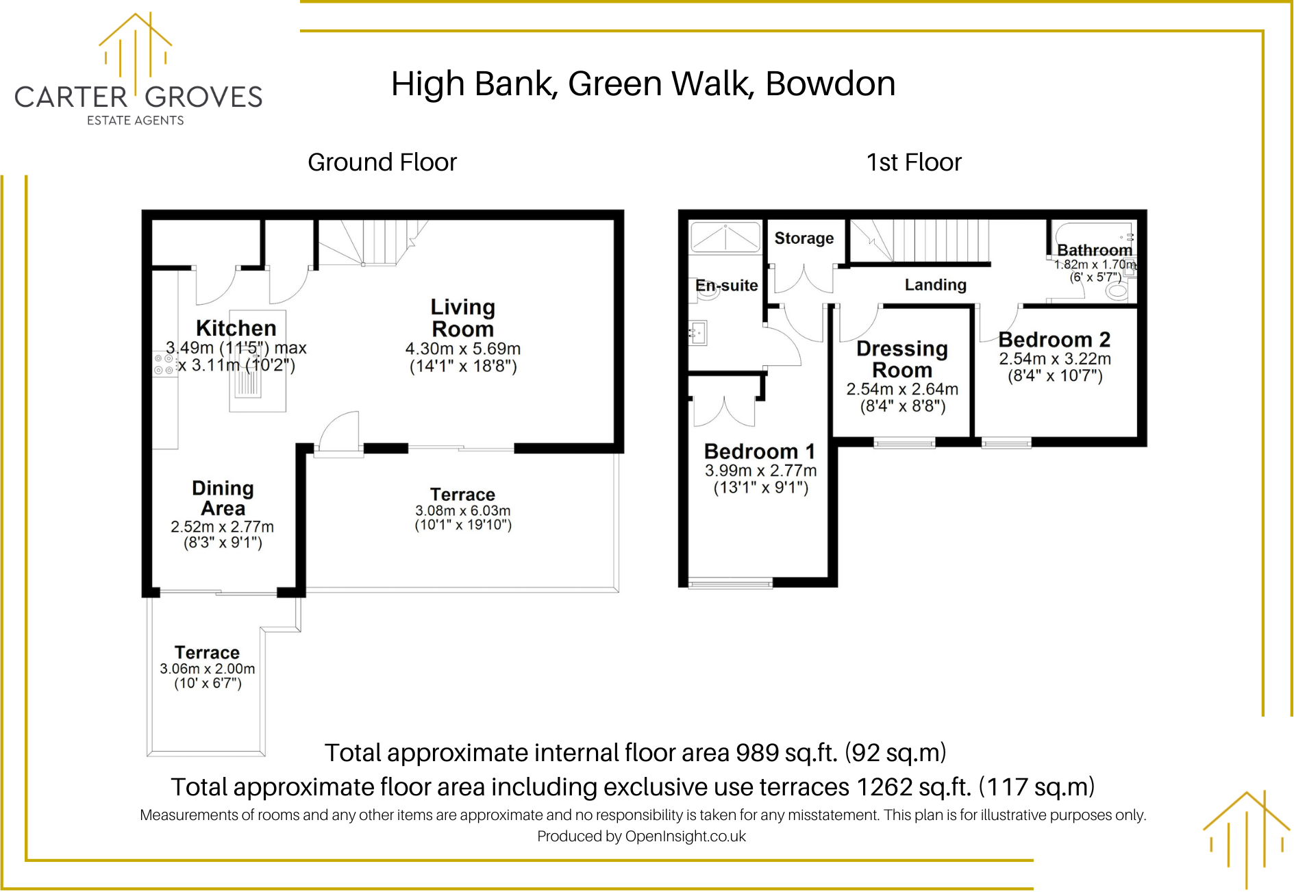 Green Walk, Bowdon, Altrincham, Greater Manchester, WA14 floorplan