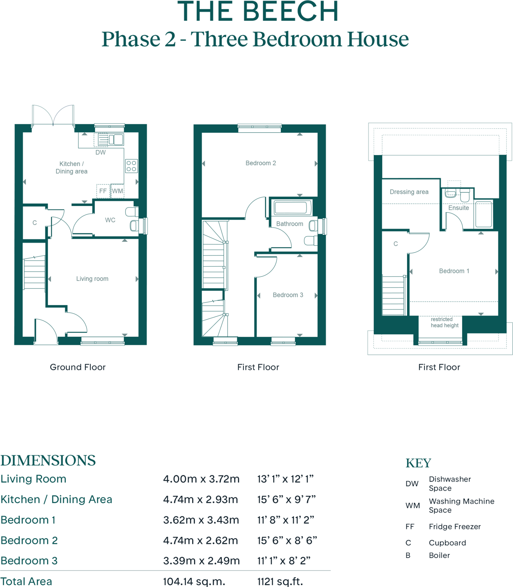 Leaf Living at Buckler's Park, Crowthorne, RG45 floorplan