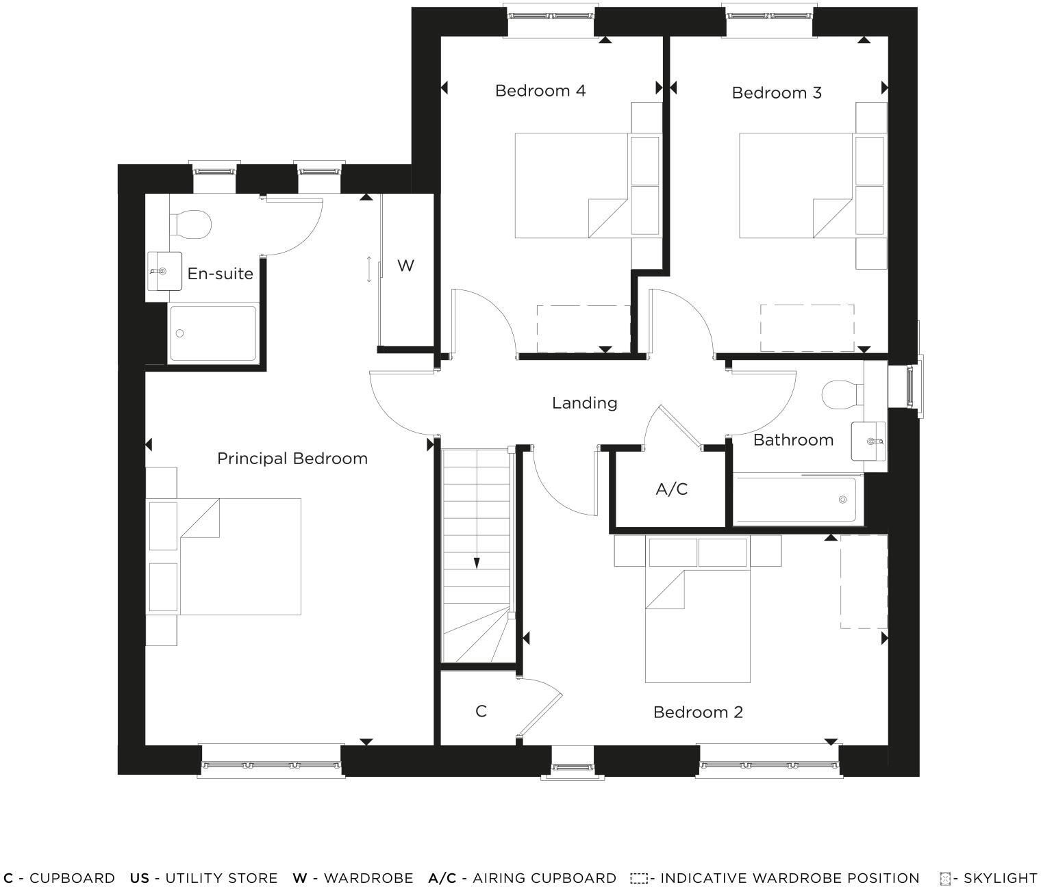 Audley Green, London Road, Great Chesterford, Essex floorplan