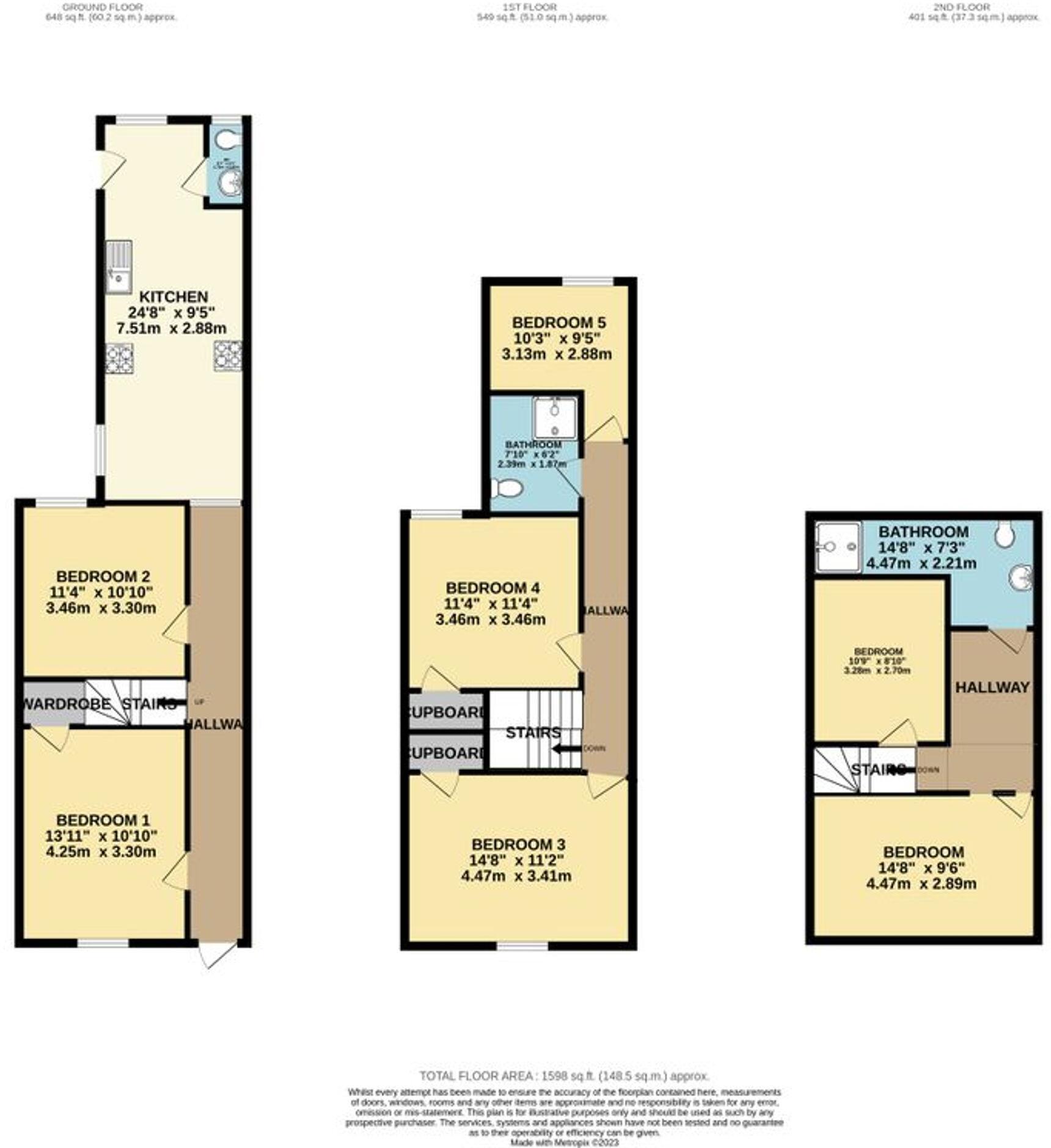 152, London Road floorplan
