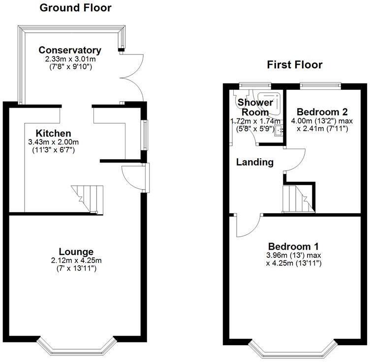 South Road, Bare, Morecambe floorplan