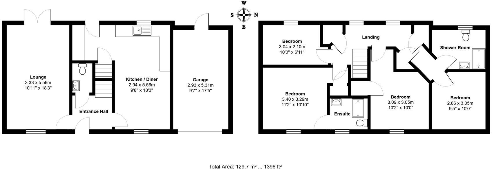 Warren Avenue, Saxmundham floorplan