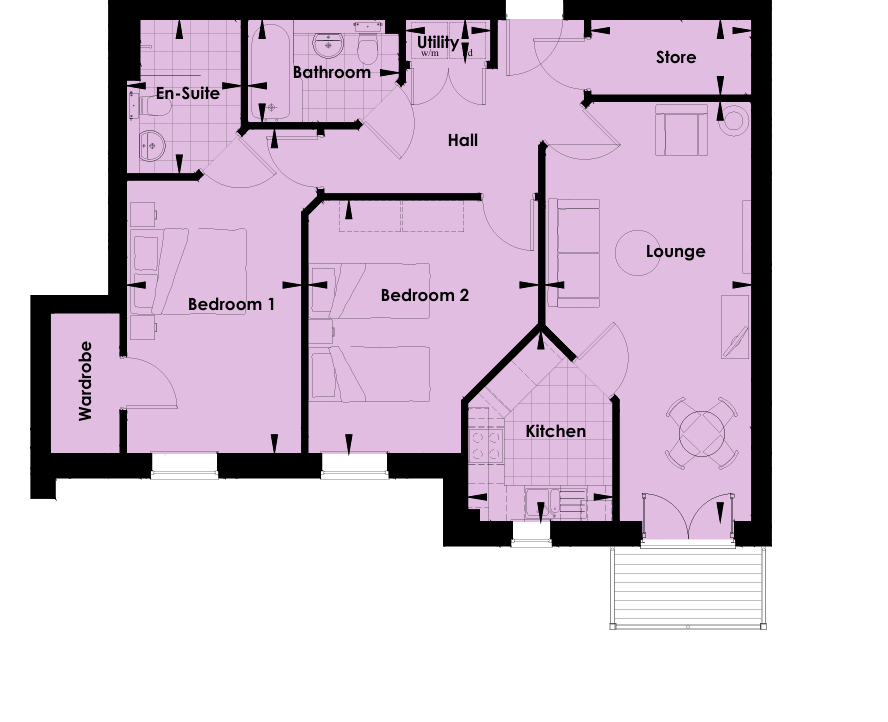 Brooklands House, Eccleshall Road, Stafford, ST16 floorplan