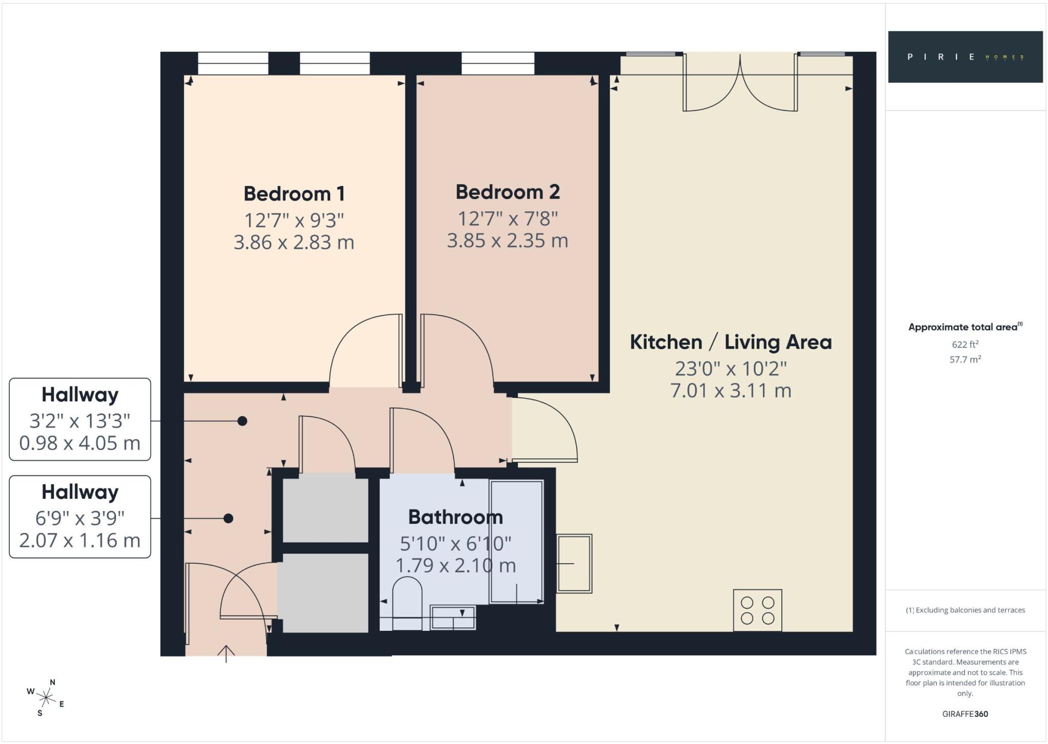 Samuel Jones Crescent, Little Paxton, St. Neots floorplan