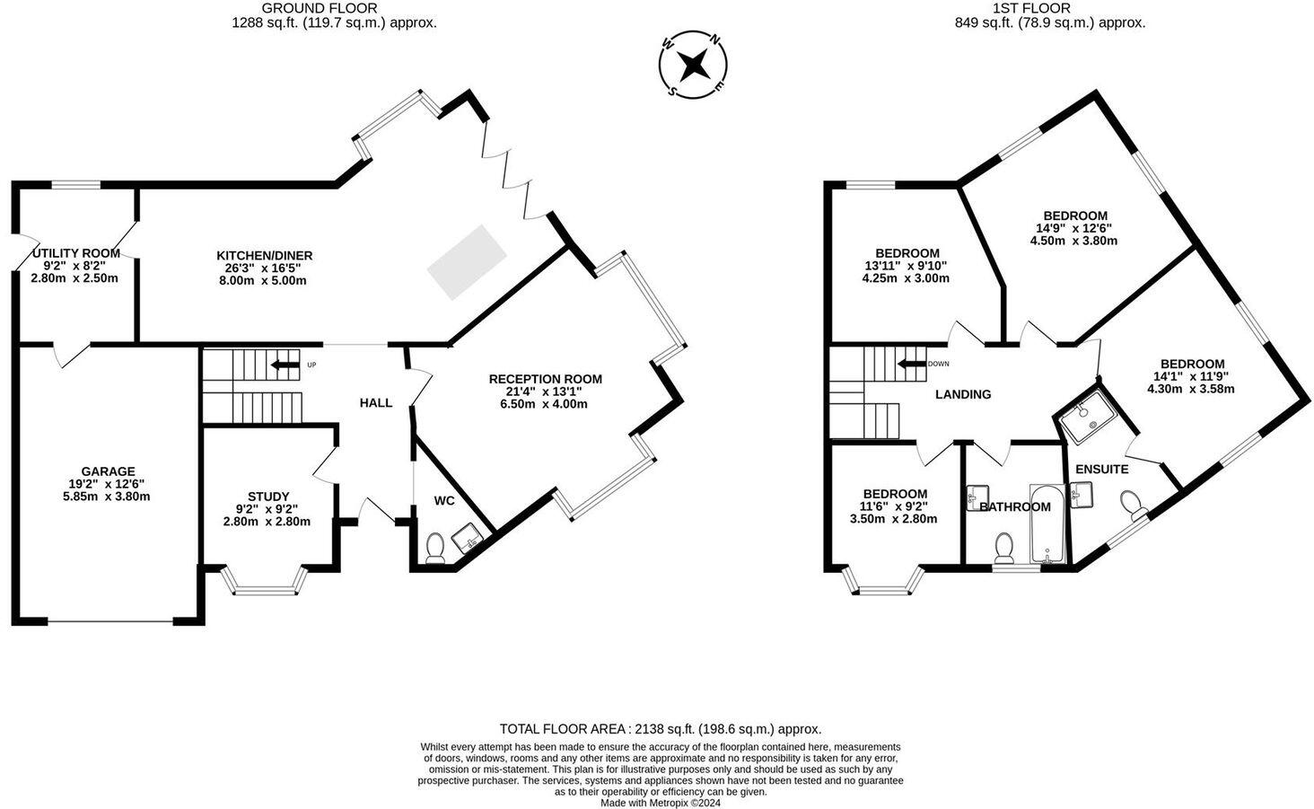 The Ridings, Noctorum floorplan