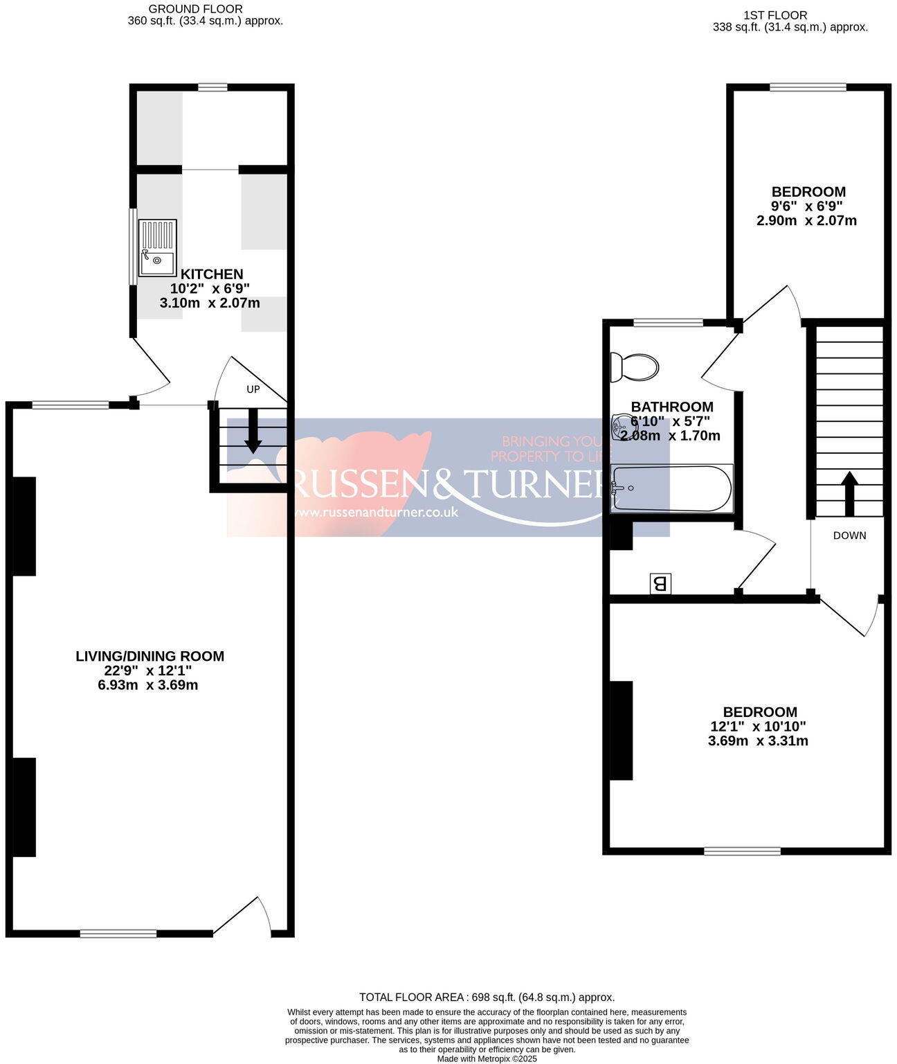 Mid Terrace Home close to King's Lynn Town Centre floorplan