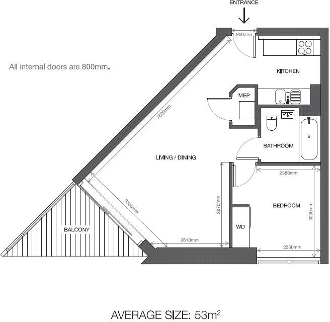 UNCLE Elephant and Castle, 9 Churchyard Row, SE11 floorplan