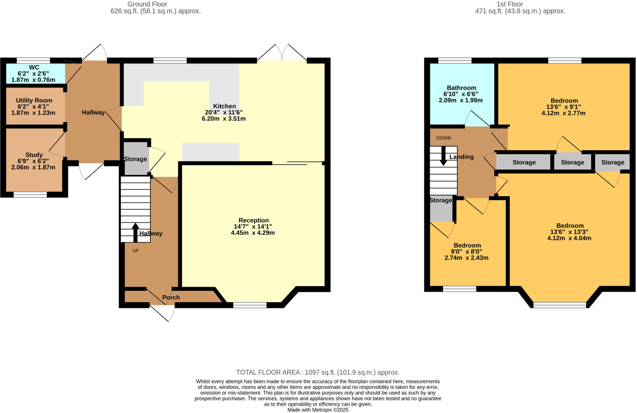 Maple Grove, Birmingham, B37 floorplan