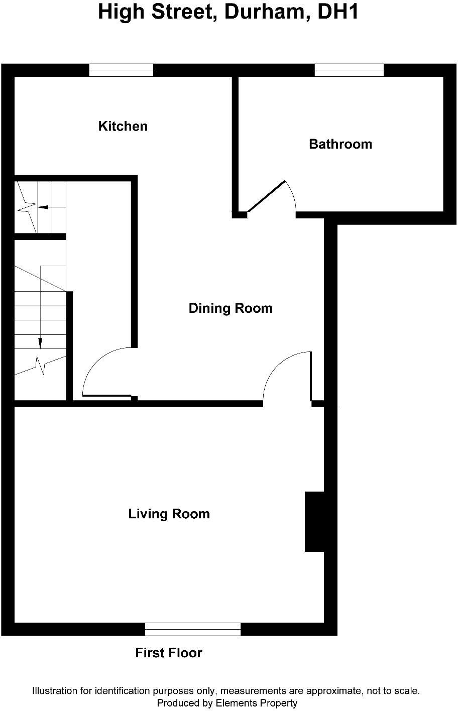 High Street, Carrville, Durham, DH1 floorplan