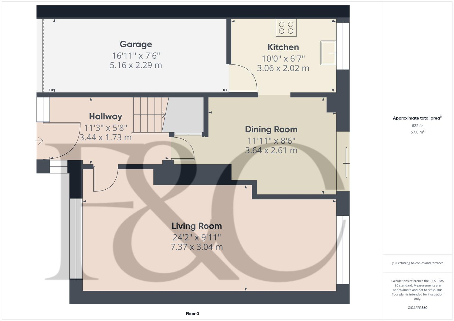 Knowl Avenue, Belper, Derbyshire floorplan