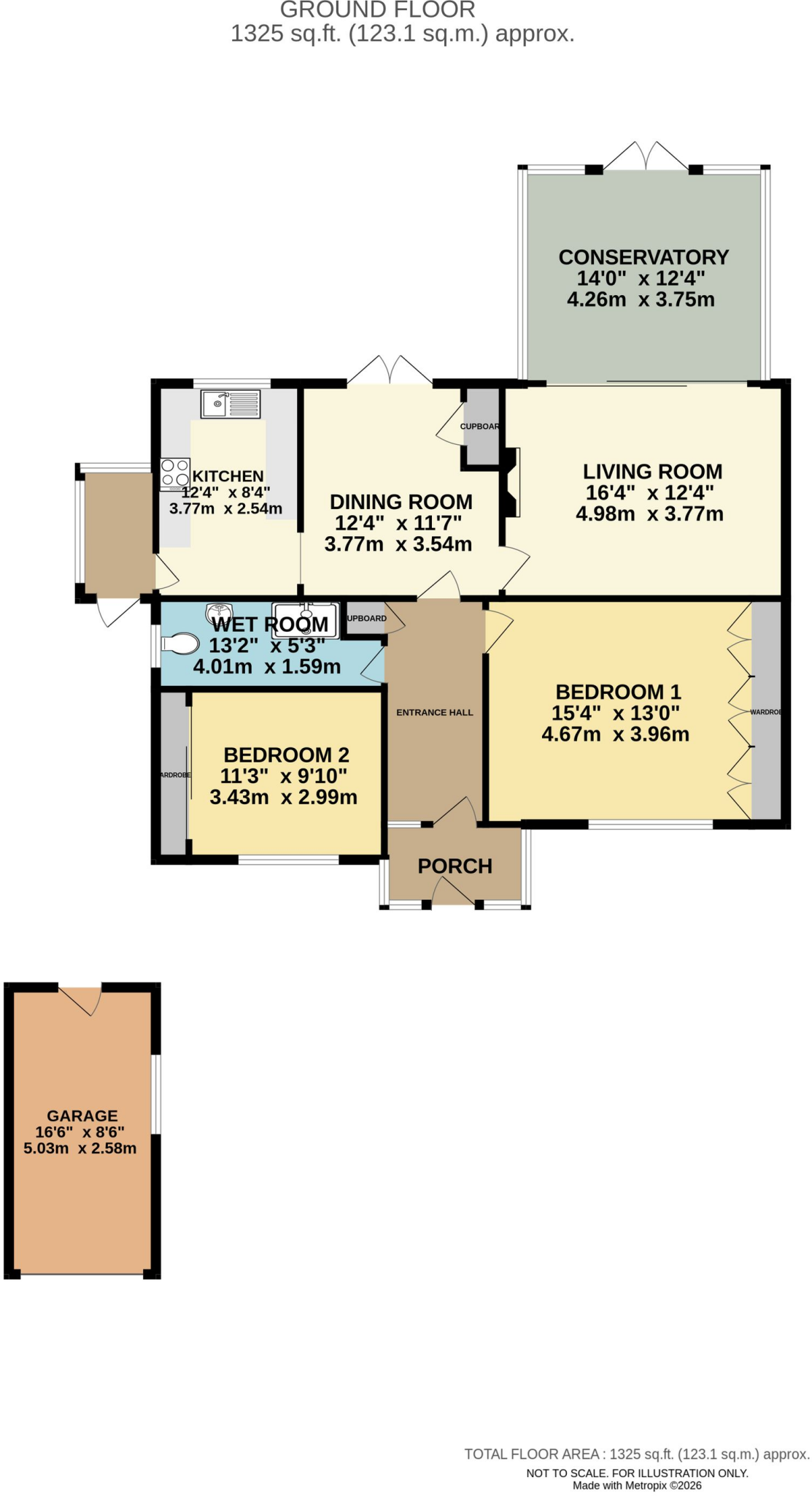 Grasmere Drive, Highley, WV16 floorplan