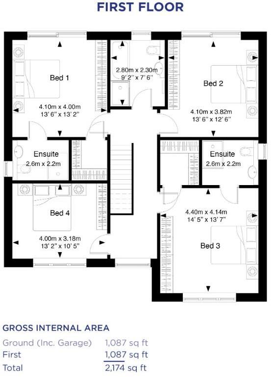 Plot 16, Bryn Parciau, Criccieth floorplan