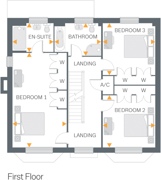 Houlton Way,
Rugby,
CV23 1EZ floorplan