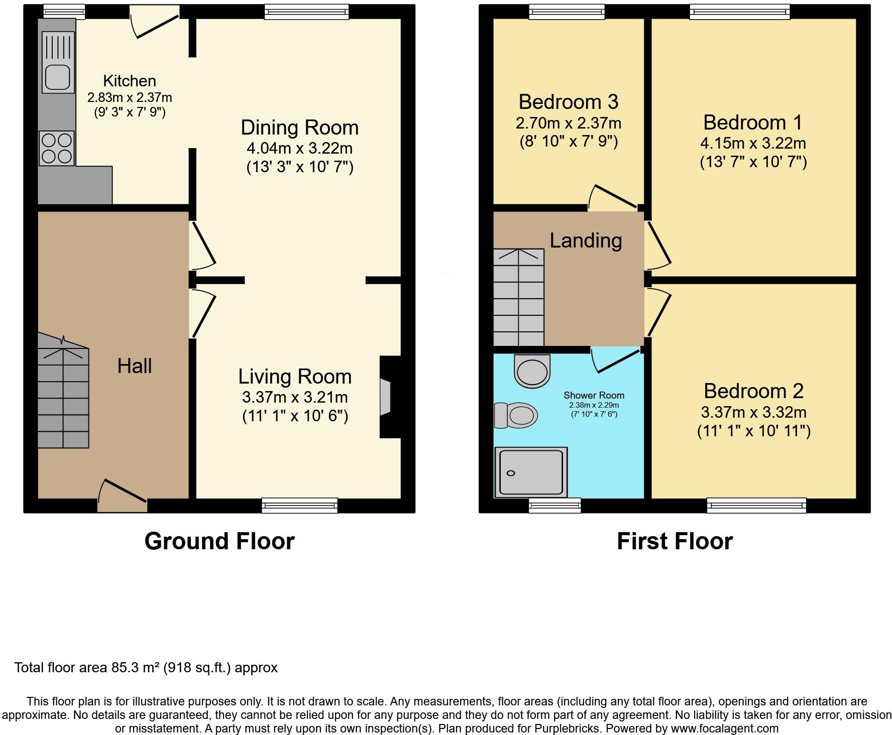 Sydney Road, Chester, CH1 floorplan