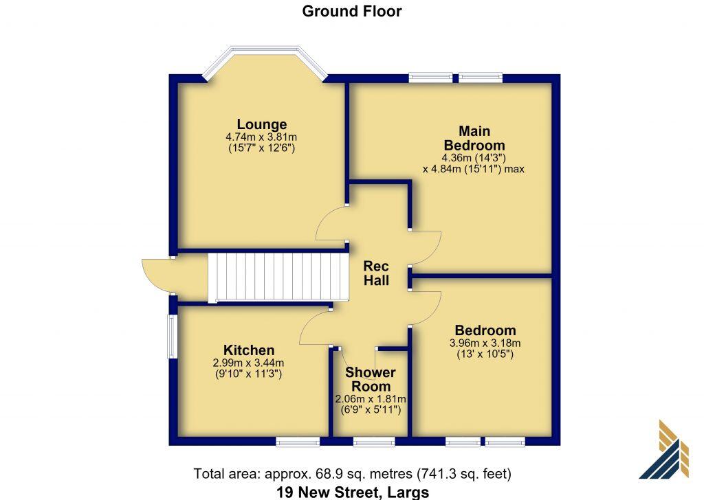 19 New Street, Largs, KA30 9LL floorplan