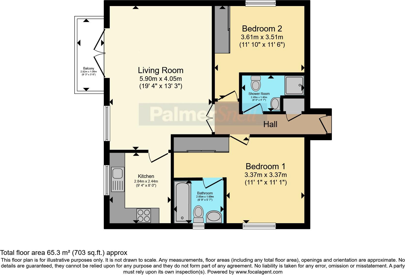 Wimborne Road, BOURNEMOUTH TOWN CENTRE, Dorset, BH2 floorplan