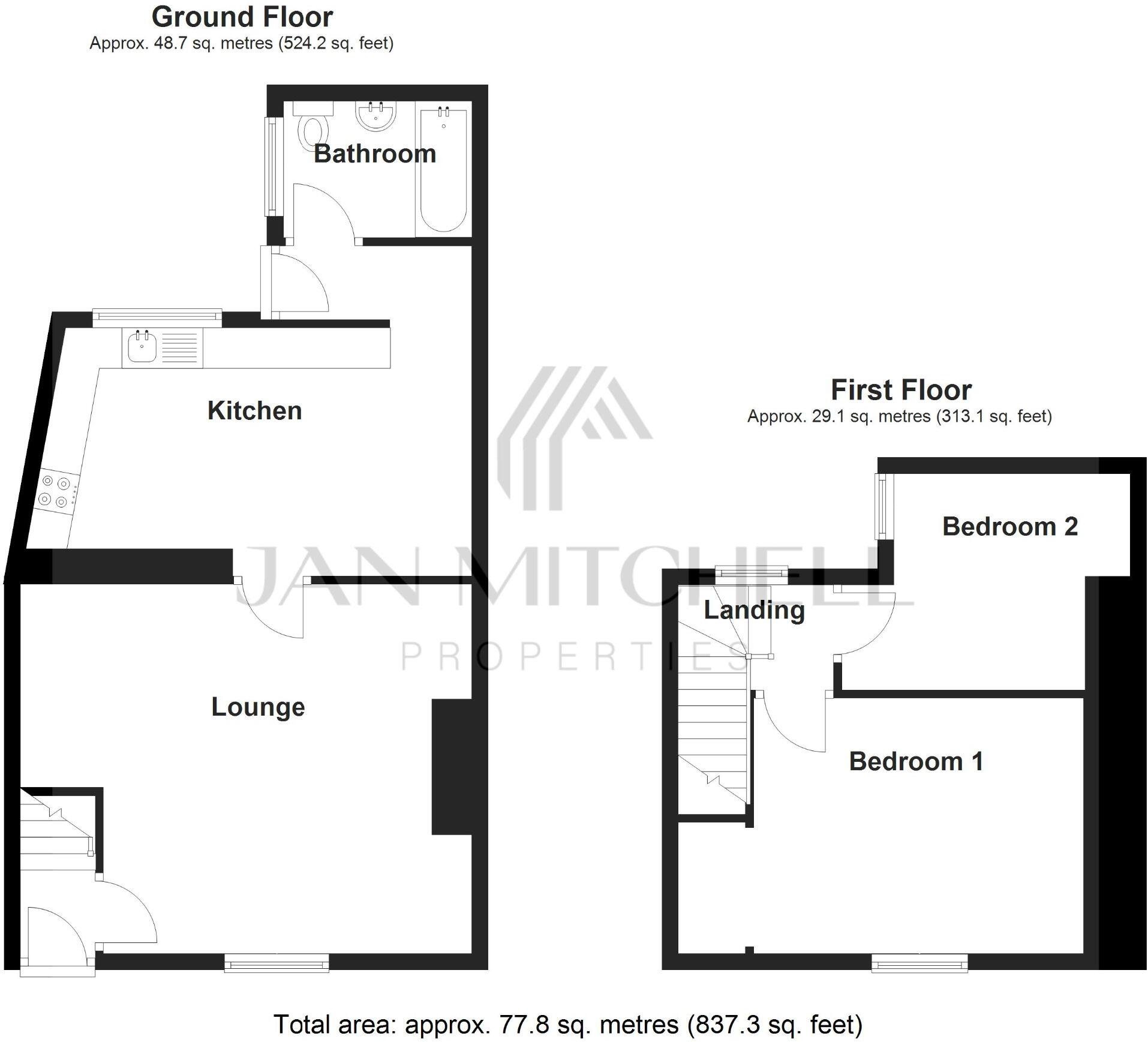 Gibside Terrace, Burnopfield, Newcastle upon Tyne floorplan