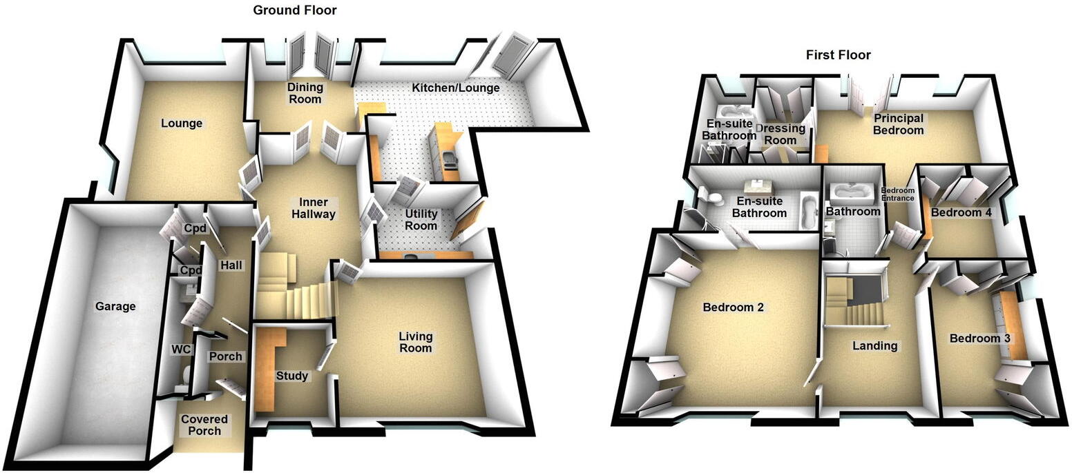 Woodland Park, Royton, Oldham, OL2 5UY floorplan