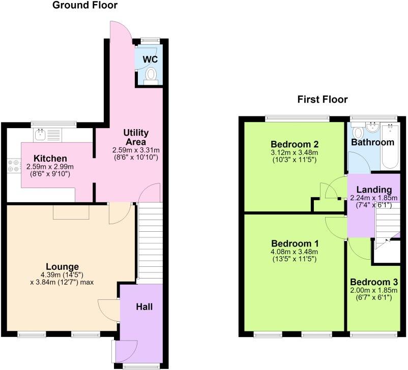 Naseby Close, Westwood, Peterborough, PE3 floorplan