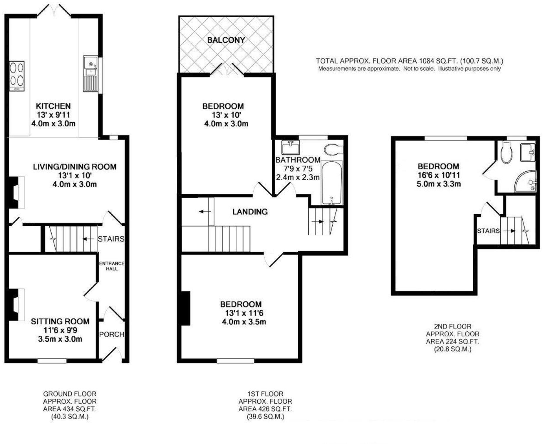 44, Moss Lane, Alderley Edge, SK9 floorplan