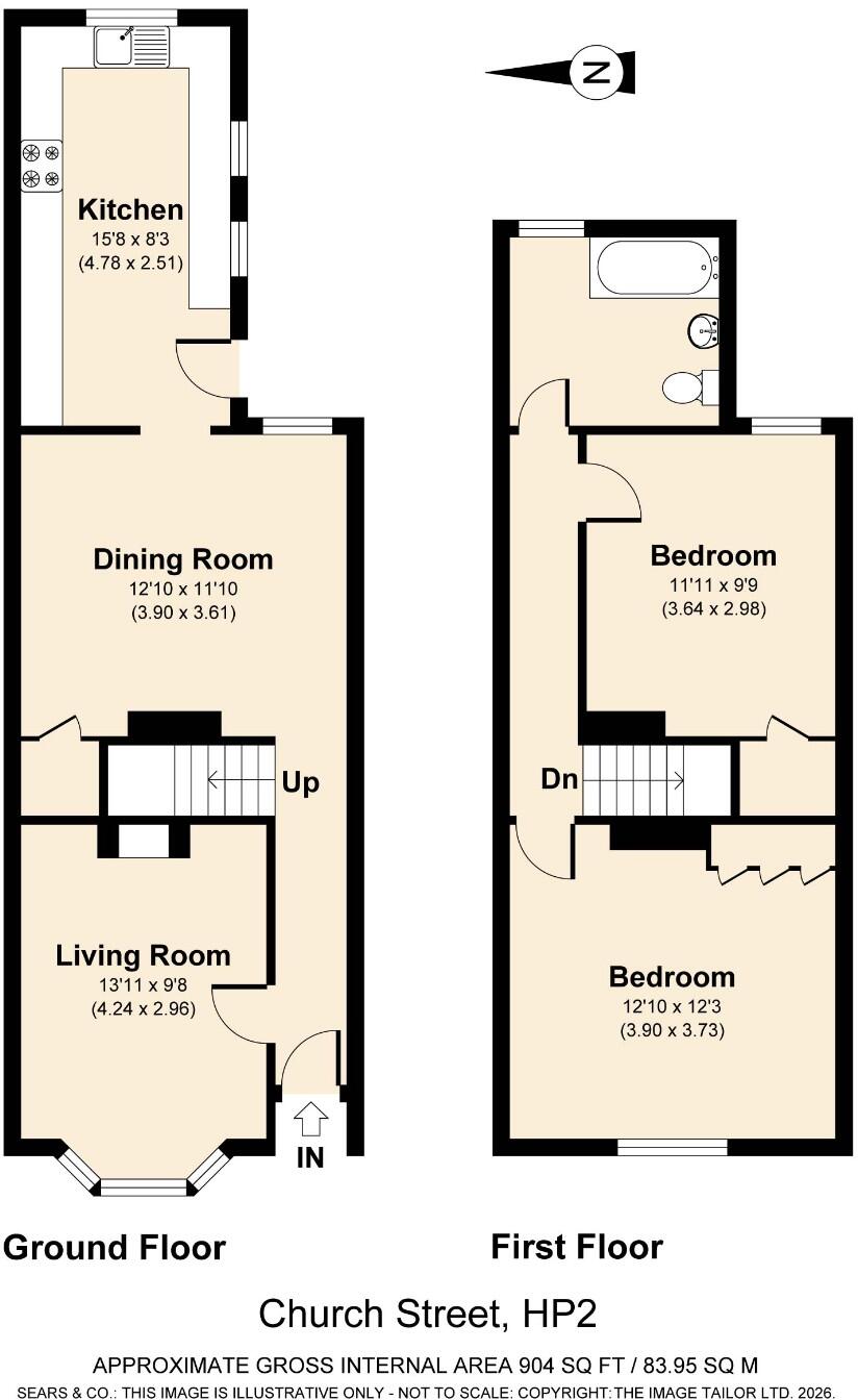 Church Street, Old Town Borders, Hemel Hempstead, Hertfordshire, HP2 5AD floorplan