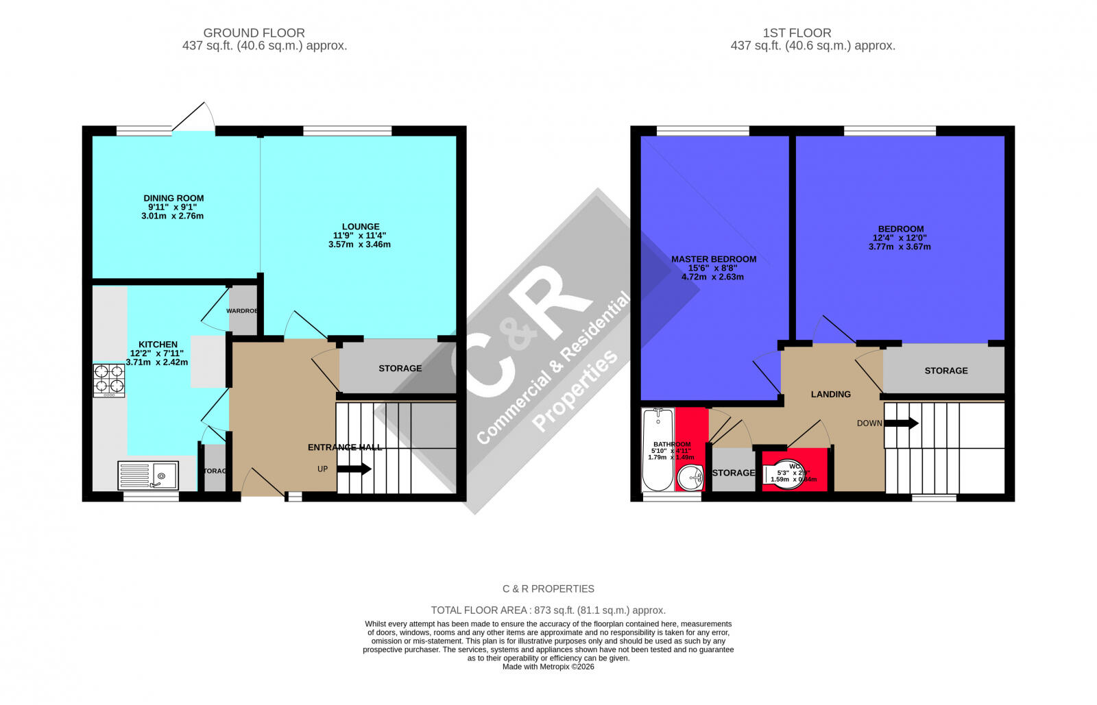 Brentwood Street, Manchester, M16 7LG. floorplan