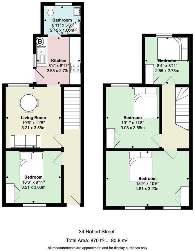 Robert Street, Cathays floorplan