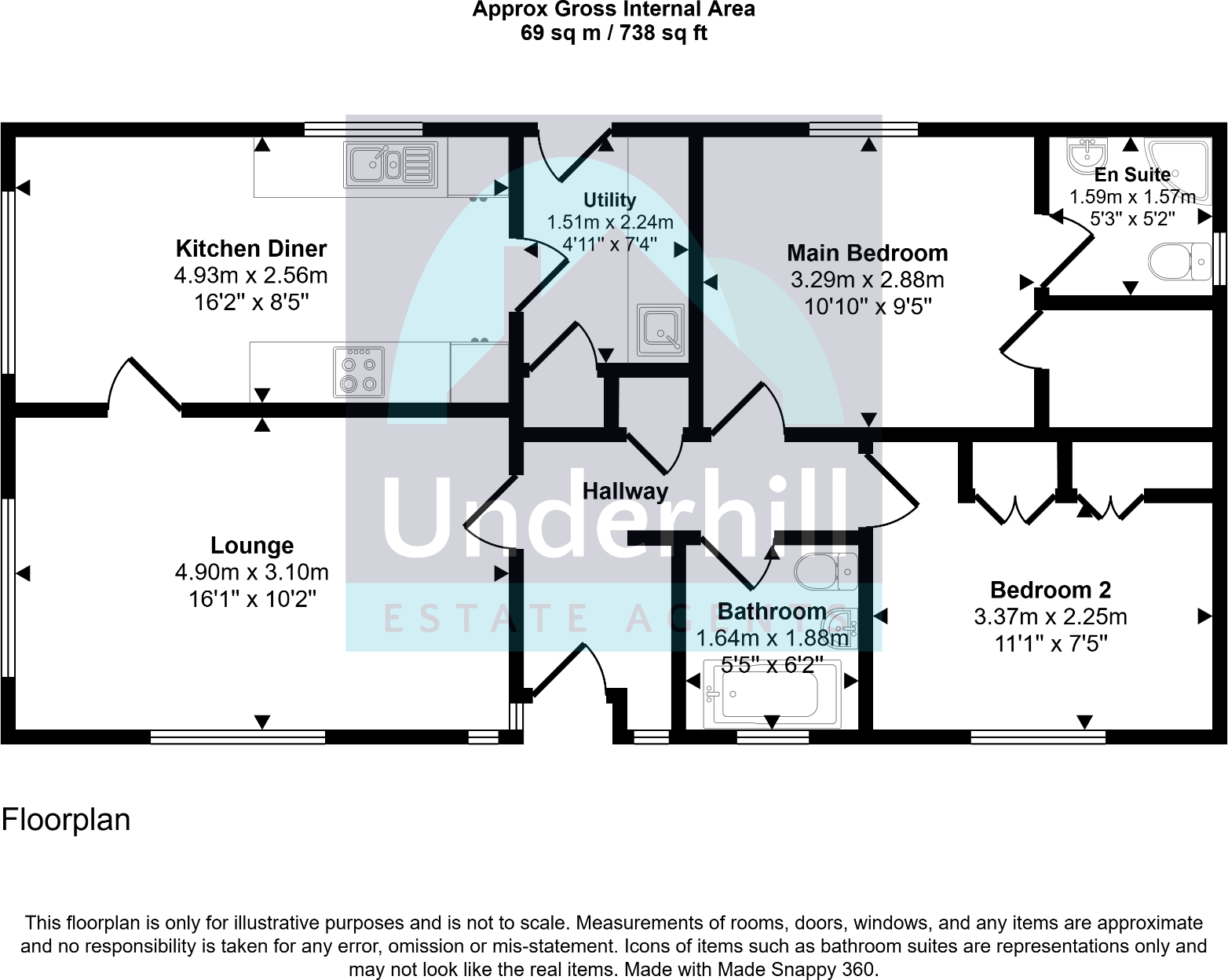 Exeter floorplan